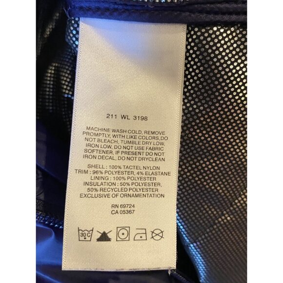 COLUMBIA OMNI HEAT WOMENS PURPLE AND BLACK HOODED JACKET SZ XL - Picture 7 of 7